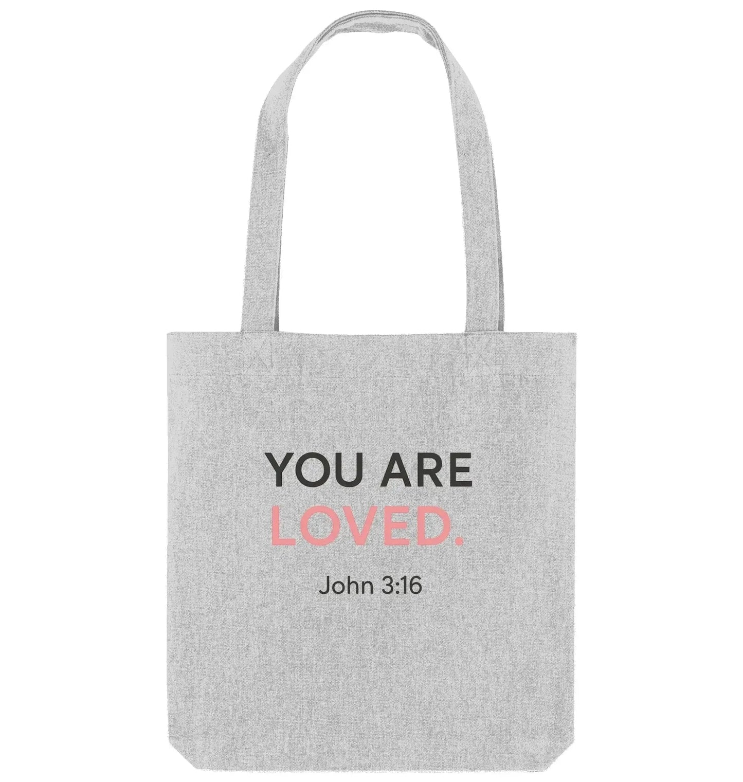 You Are Loved – Tragetasche Baumwolltasche Jesus your light