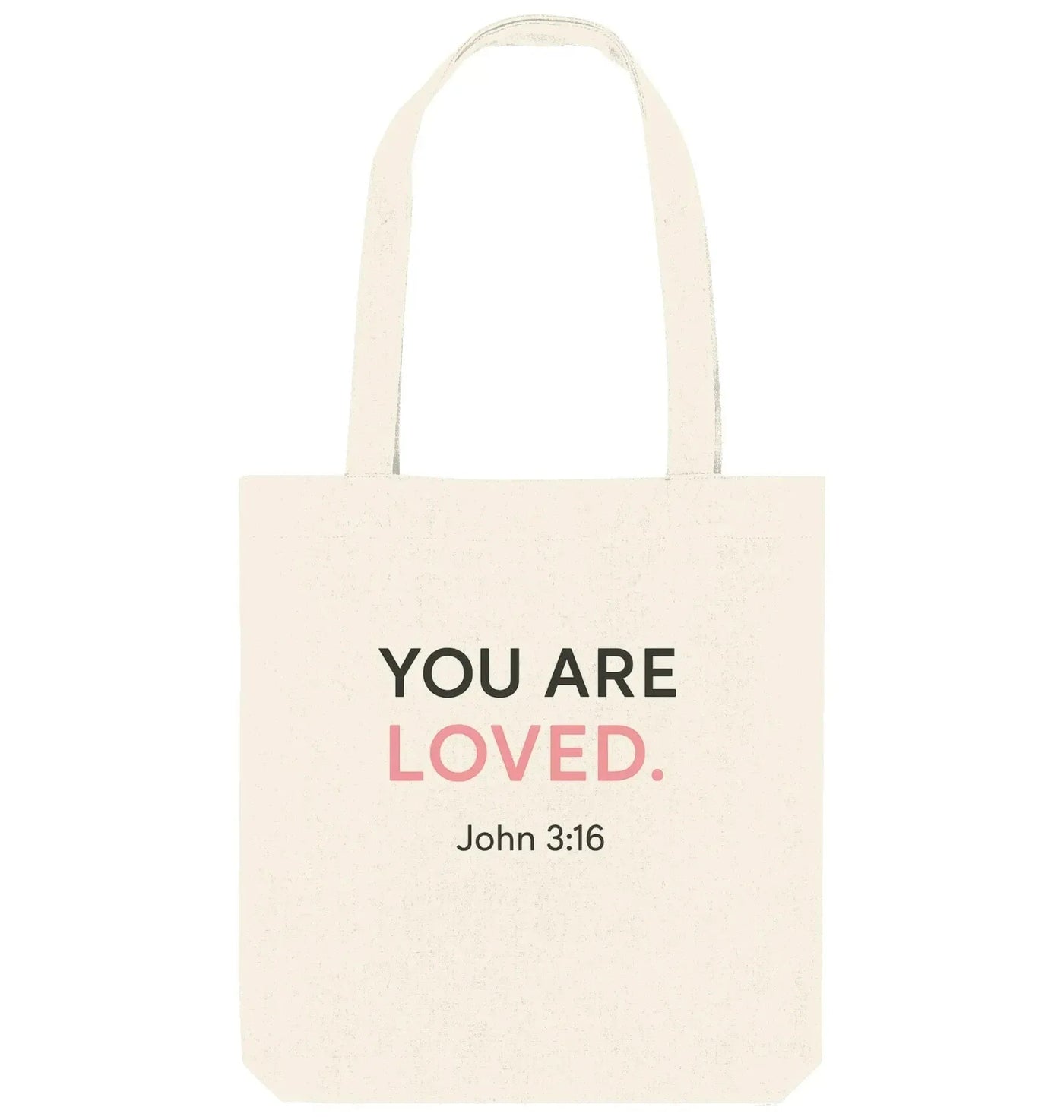 You Are Loved – Tragetasche Baumwolltasche Jesus your light 