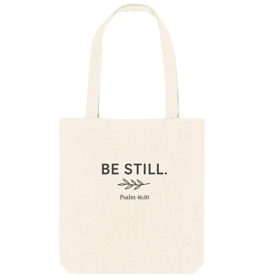 BE STILL - Psalm Tragetasche Baumwolltasche Jesus your light 