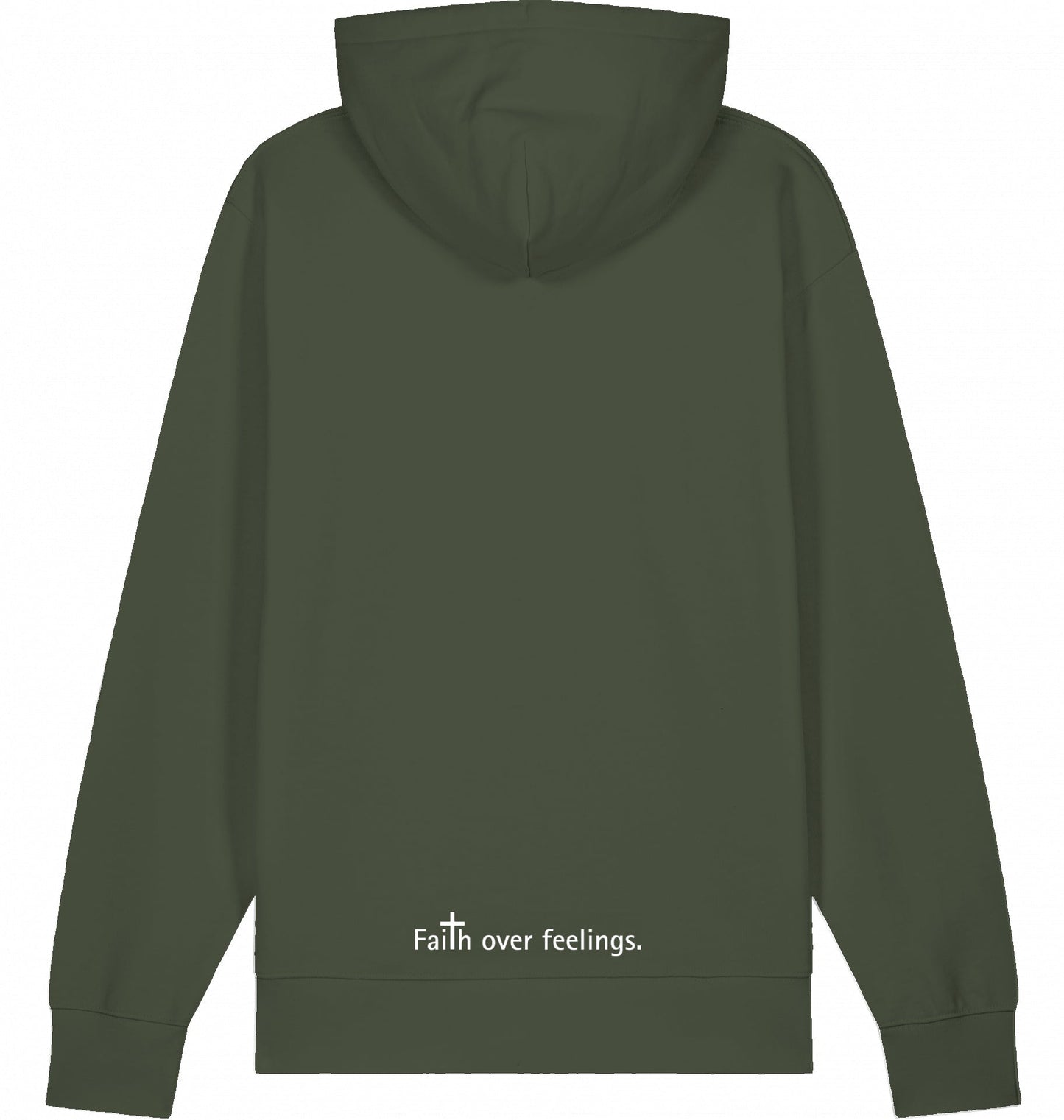 Pray. Wait. Trust. – Hoodie „Faith over feelings.“