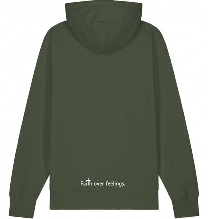 Pray. Wait. Trust. – Hoodie „Faith over feelings.“