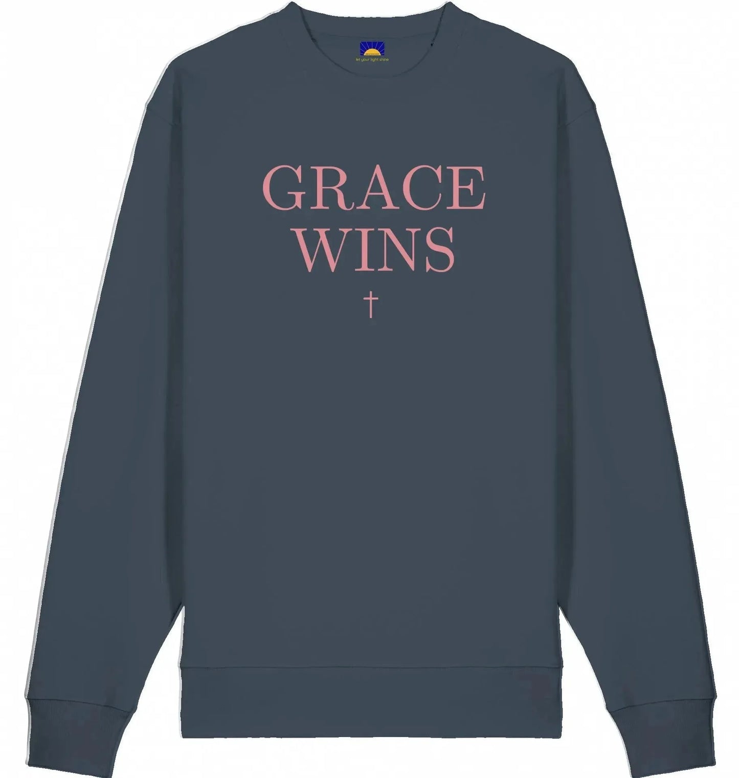 Grace Wins - Bio Sweatshirt Sweatshirt Jesus your light 