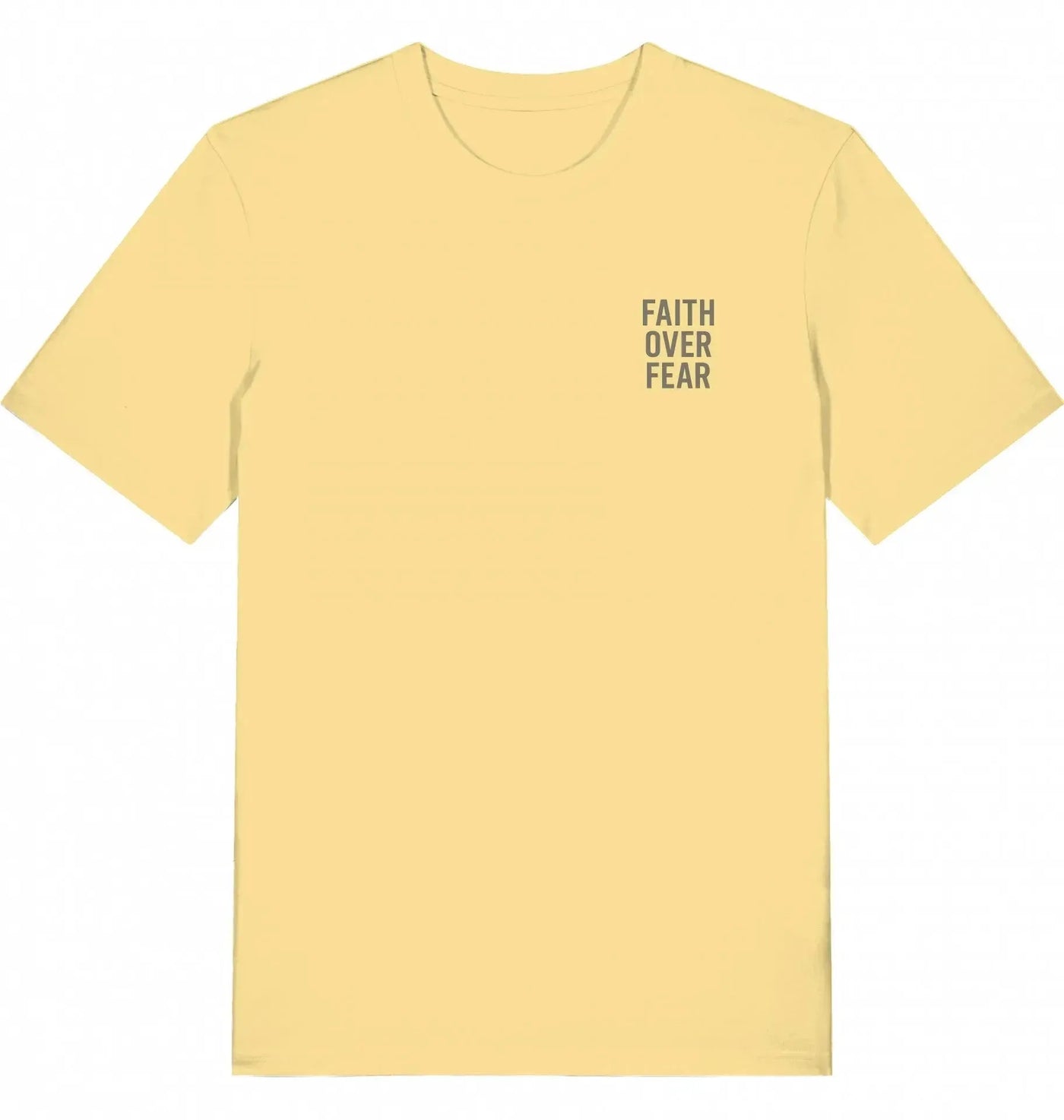 Faith Over Fear T-Shirt – Stärke durch Vertrauen Shirt Jesus your light 