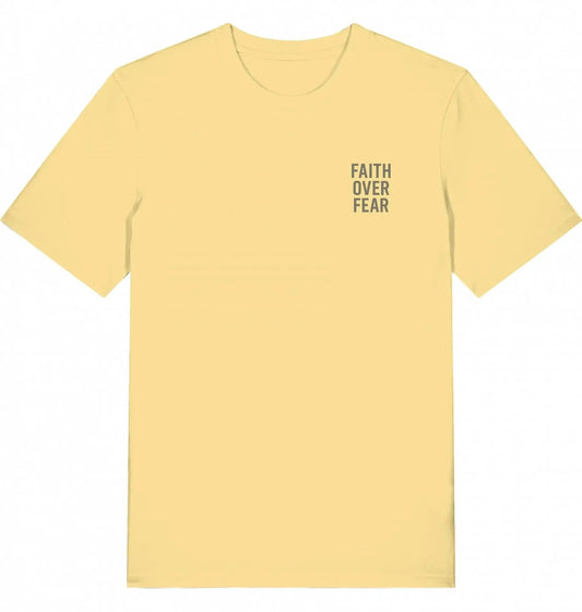 Faith Over Fear T-Shirt – Stärke durch Vertrauen Shirt Jesus your light 