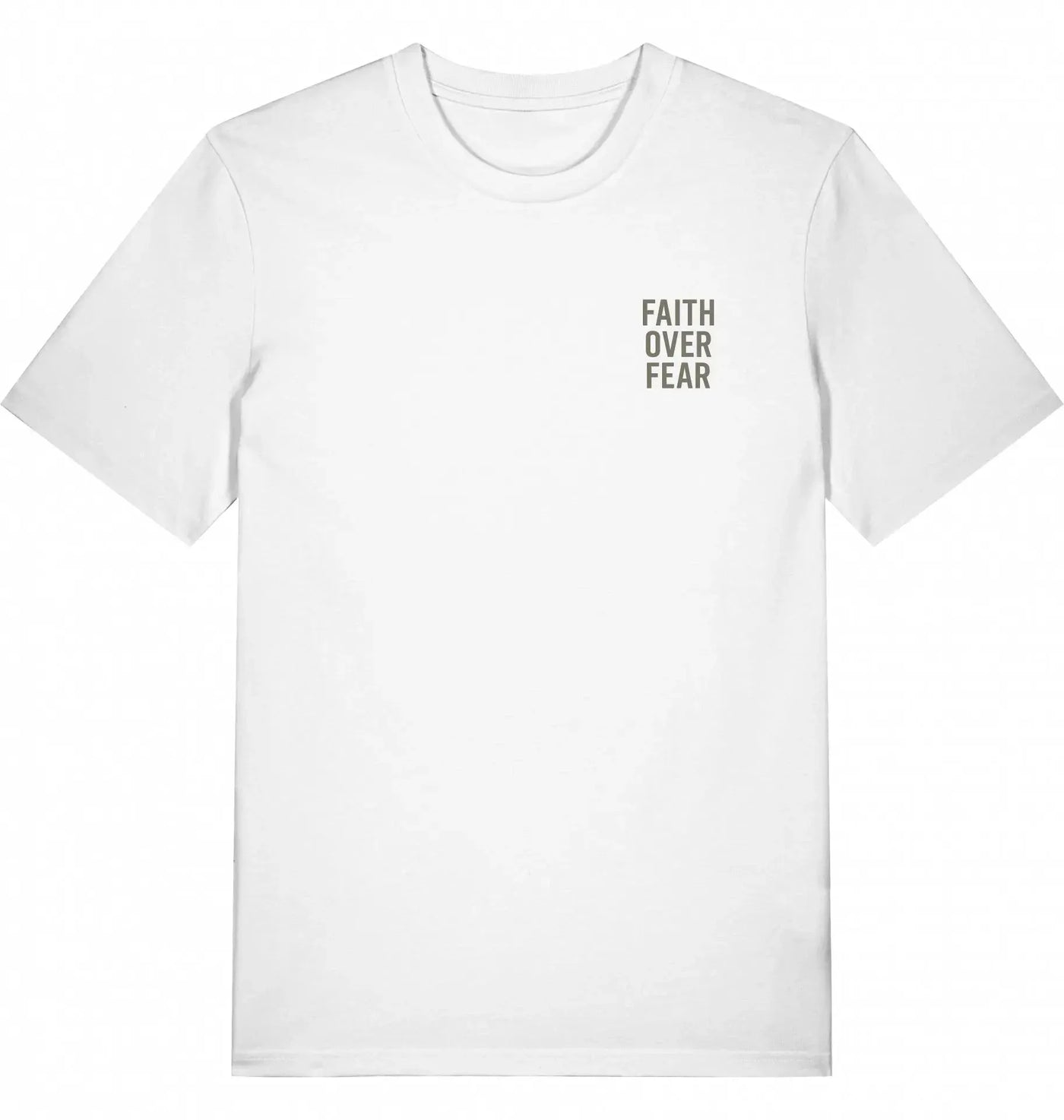 Faith Over Fear T-Shirt – Stärke durch Vertrauen Shirt Jesus your light 