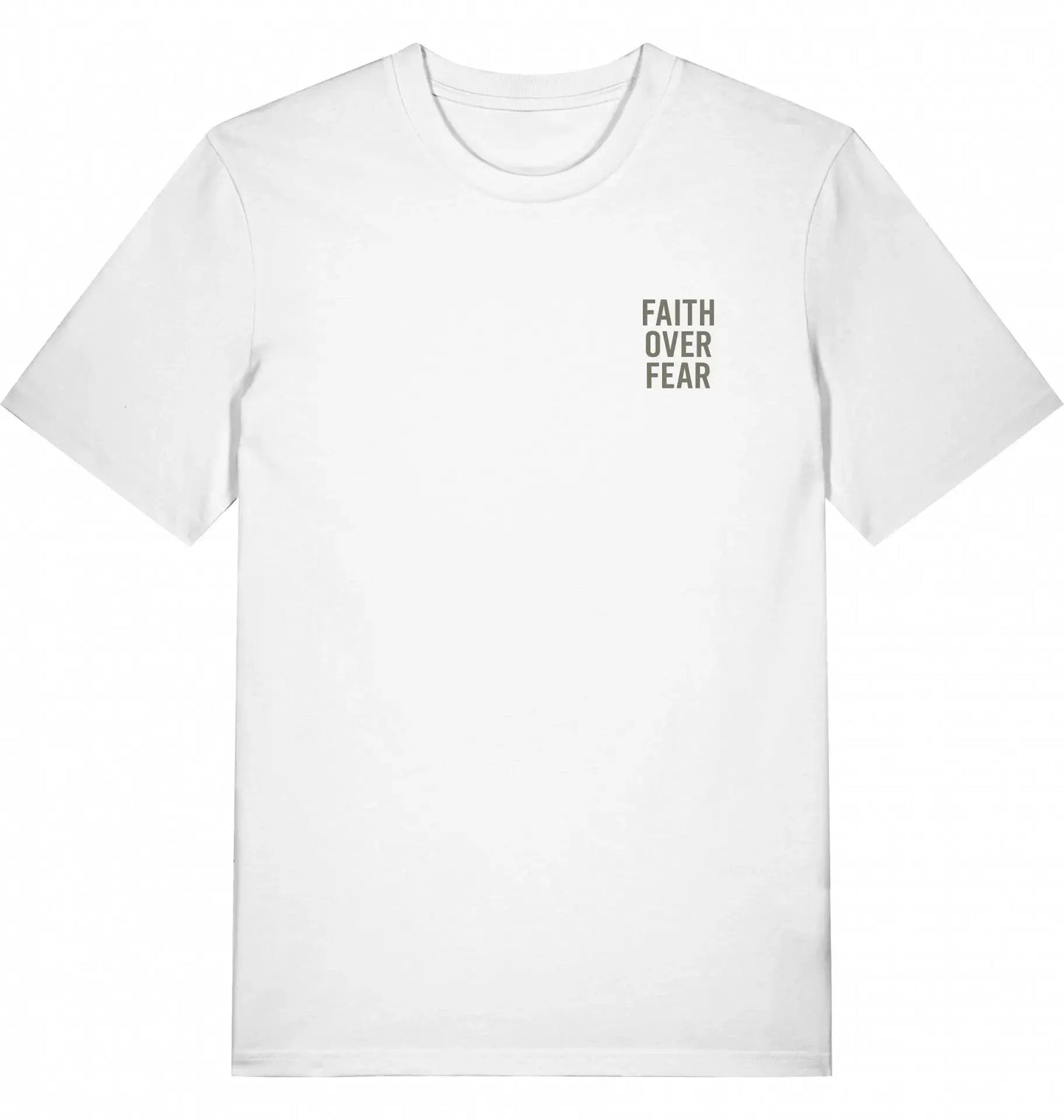 Faith Over Fear T-Shirt – Stärke durch Vertrauen Shirt Jesus your light 
