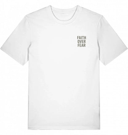 Faith Over Fear T-Shirt – Stärke durch Vertrauen Shirt Jesus your light 