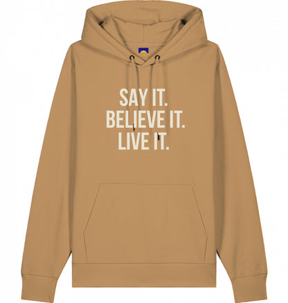 Romans 10:9 – Say it. Believe it. Live it. - Hoodie