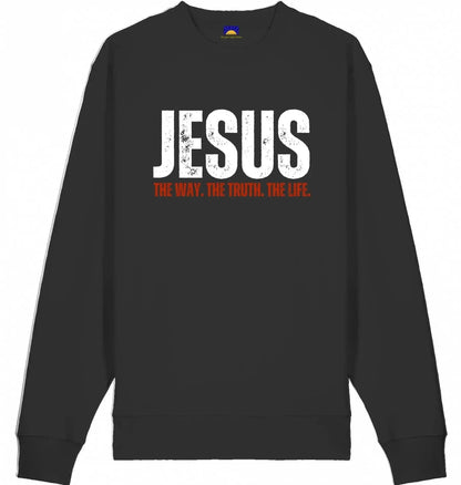 Jesus Sweatshirt "THE WAY..." Sweatshirt Jesus your light 